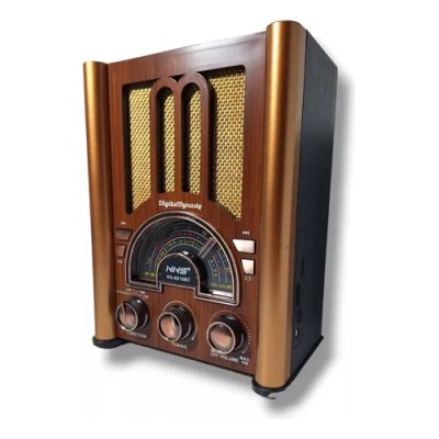 Radio Vintage Rétro NS-6618BT Portable AM/FM/BT/SW/USB/TF