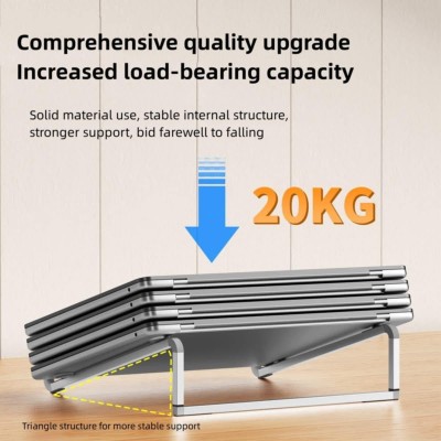 Support En Alliage D'Aluminium Ultra Léger Pliable Pour Ordinateur Portable MacBook Air Pro
