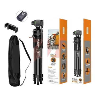 Trépied Plokama PK 9950 Rotatif 360° 150 cm Pour Appareils Photo Et Smartphones