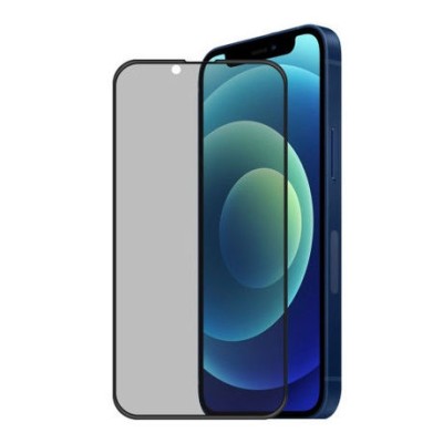 Film En Verre Trempé Superglass 3D Anti-Espion Et Anti-Statique Pour iPhone 13 13 Pro 14