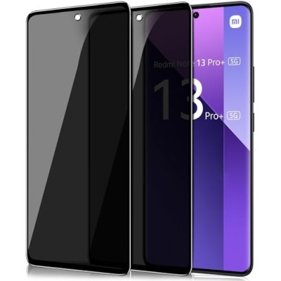 Film En Verre Trempé Superglass 3D Anti-Espion Et Anti-Statique Pour Note 13 Pro