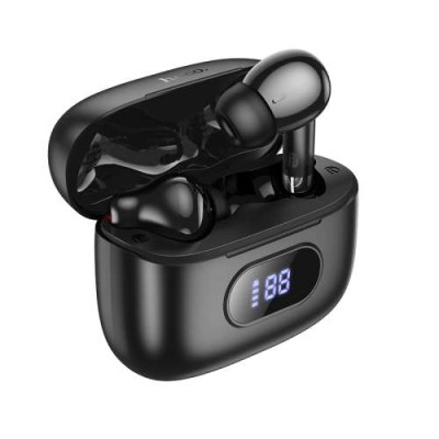Hoco EQ2 Plus – Écouteurs sans fil Bluetooth TWS avec affichage LED – Noir  📌 Résumé :