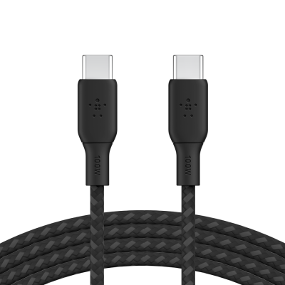 Câble De Charge Usb‑C Vers Usb‑C 3M – Ultra Puissant 100W, Transfert De Données, Longue Portée Belkin Câble De Charge Usb‑C Vers Usb‑C 3M – Ultra Puissant 100W, Transfert De Données, Longue Portée Belkin