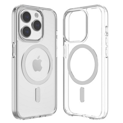 Coque Pour iPhone 14 Pro Max MagSafe Magnetique Clear Transparent