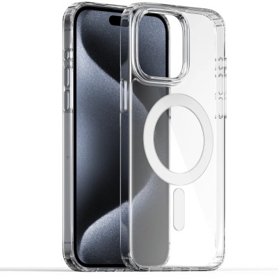 Coque Pour iPhone 15 Pro Max MagSafe Magnetique Clear Transparent