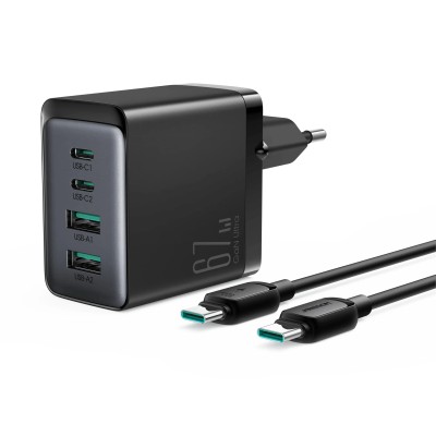 Chargeur Rapide Gerlax GaN Ultra 67W + Câble 100W