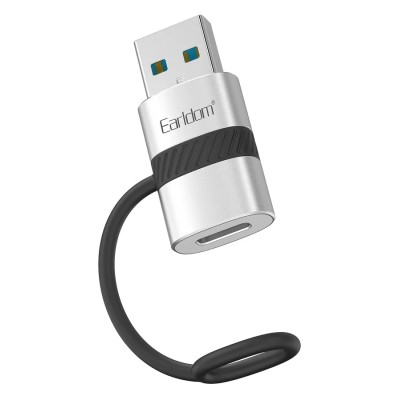 Convertisseur USB Type-A vers USB-C Earldom OT91A Plug & Play