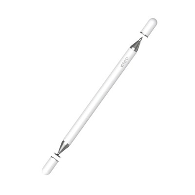 Pencil One 2 In 1 Stylet Passif Avec Couverture Magnétique Blanc WiWU Pencil One 2 In 1 Stylet Passif Avec Couverture Magnétique Blanc WiWU