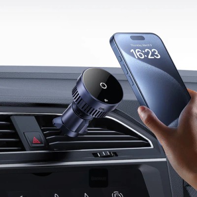 Support voiture Baseus MagPro MagSafe + charge sans fil Support voiture Baseus MagPro MagSafe + charge sans fil