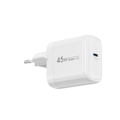 Chargeur Mural WiWU Ark 45W GaN USB Type-C (Wi-U035 EU) Chargeur Mural WiWU Ark 45W GaN USB Type-C (Wi-U035 EU)