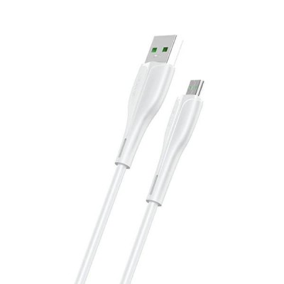 Câble Usams U38 MicroUSB 4A Charge Rapide  1M Blanc