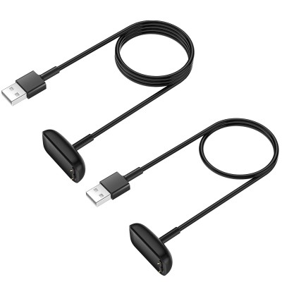 Câble de Charge USB-A pour Fitbit Charge 6/Luxe (Lot de 2, 1,6 m / 0,5 m)