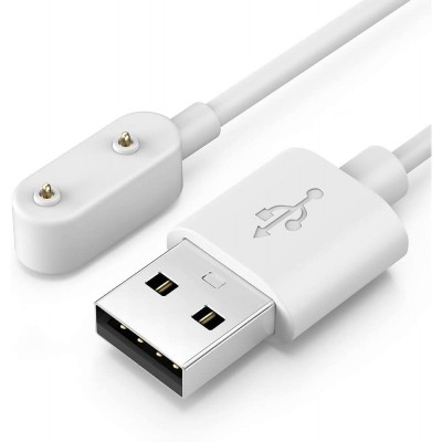 Câble De Charge Magnétique USB-A Blanc Pour Huawei Band 6
