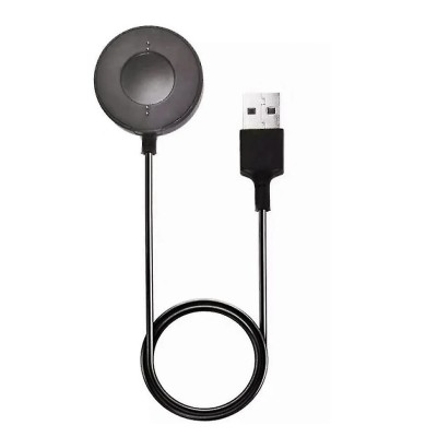 Câble De Charge Magnétique USB-A Noir Pour Fossil Gen 5 Sport / Gen 5 / Gen 4