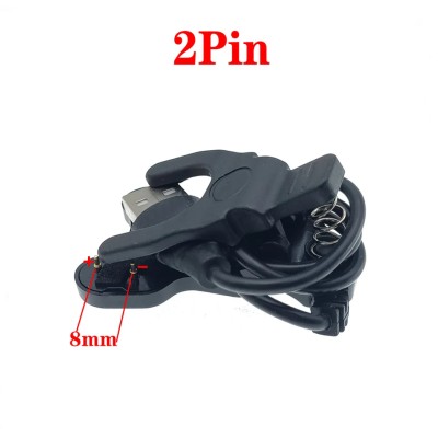 Câble Usb2.0 À 2 Broches Pour Montre Intelligente Universel Connecteur Clip 2P 8Mm Câble Usb2.0 À 2 Broches Pour Montre Intelligente Universel Connecteur Clip 2P 8Mm