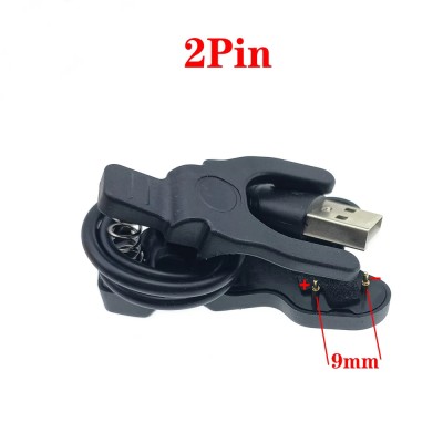 Câble Usb2.0 À 2 Broches Pour Montre Intelligente Universel Connecteur Clip 2P 9Mm Câble Usb2.0 À 2 Broches Pour Montre Intelligente Universel Connecteur Clip 2P 9Mm