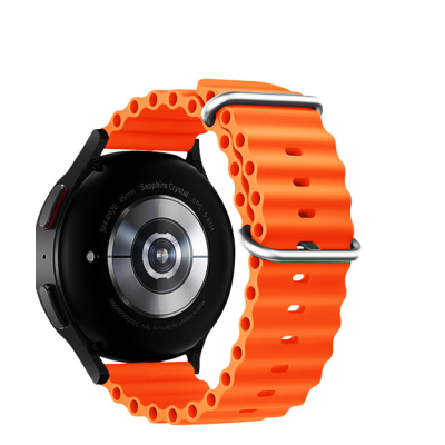 WH01 Flexible Series Narine Double Buckle Silicone Watchband – 20mm