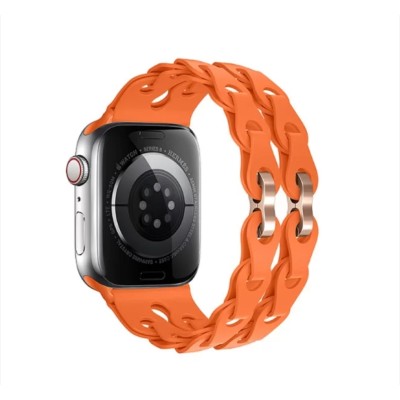 WA28 Flexible Series Fashion Hollow Silicone Strap – 42/44/45mm