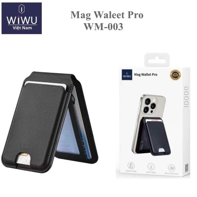 Porte-Cartes MagSafe Avec Localisation En Cuir – WIWU Mag Wallet