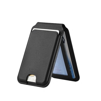 Porte-Cartes Magnétique En Cuir PU Avec Support De Téléphone Réglable – WIWU Mag Wallet