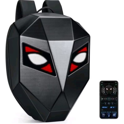 Sac À Dos Moto Led Carbone 3D Sac À Dos Moto Led Carbone 3D
