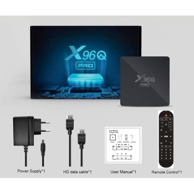 BOX TV ANDROID 11 X96Q Pro 4-64 Go