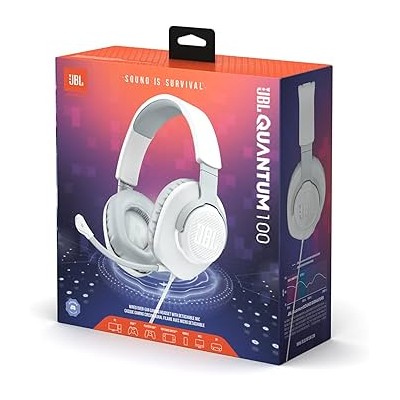 JBL Quantum 100 – Blanc