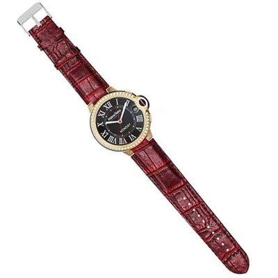 Montre Connectée HainoTeko RW-20 Bracelet Rouge Cadran Noir