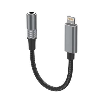 AUX Cable 3.5mm to Lightning Black