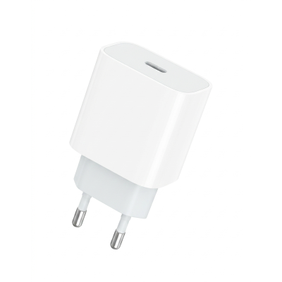 Chargeur 20W Type-C vers Type-C Blanc