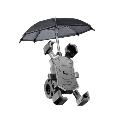 Support Téléphone Vélo Parapluie A706 Noir