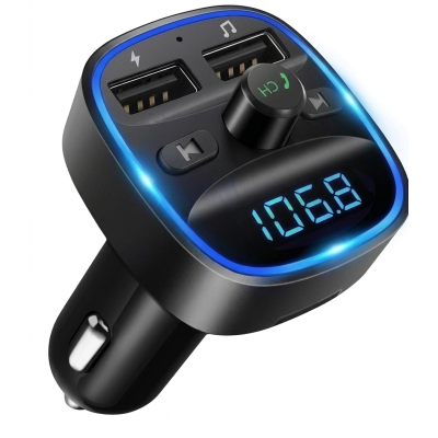 Transmetteur FM Bluetooth Voiture Noir