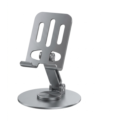Support Téléphone Pliable Bureau Argent