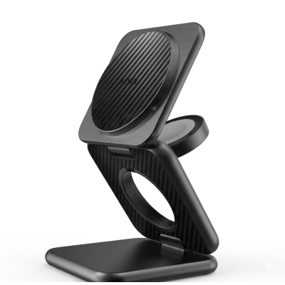 Chargeur Sans Fil Pliable 3 En 1