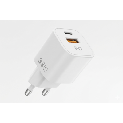 Chargeur Cube GaN Avec Câble 33W