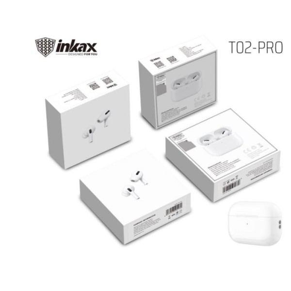 Inkax T02 Pro Écouteurs Sans Fils Mode Suppression Adaptative du Bruit